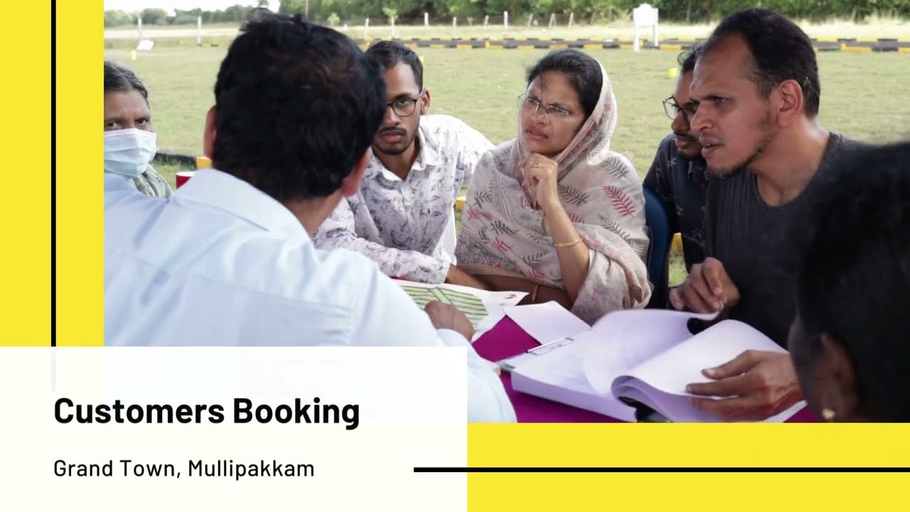 Customer Booking | Grand Town, Mullipakkam | Adiyogi Promoters