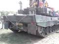Leopard 2A6 motor sound 2. Leopard 2 tank. Kampf Panzer. Motor geluid.