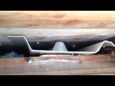 how to vent roof rafters