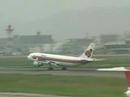 Thai international aiways landing