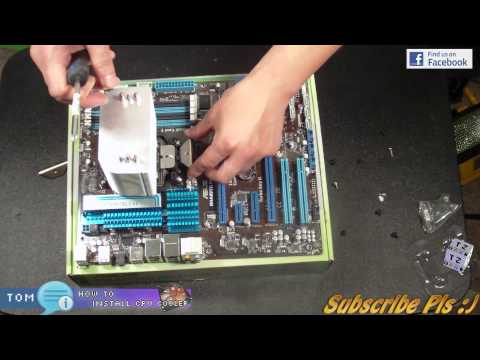 how to install heat sink