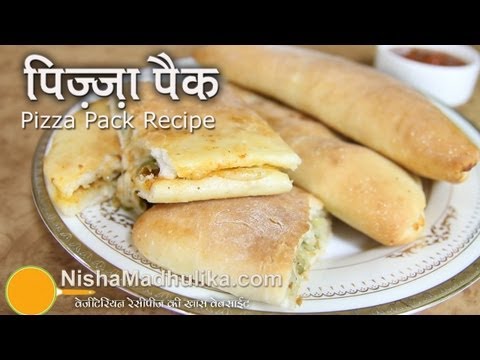 pizza pockets - Click http://nishamadhulika.com to read Pizza Packets Recipe in Hindi. Also known as Pizza Pockets Recipe, Vegetable Pizza Pockets Recipe.
