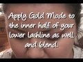 Beautiful Red & Gold Eyeshadow (looks great for Christmas!)