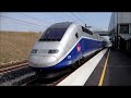 Blog sur la LGV Rhin-Rhône : tgvrhinrhone.wordpress.com Relation Marseille-Francfort mise en service le 24 mars 2011. Arrivée en gare de Belfort-Montbéliard TGV. circulation assurée par une rame Euroduplex. Sur la voie opposée, un TGV en direction de Marseille part une minute plus tard Blog auf dem Schnellfahrstrecke Rhein-Rhone tgvrhinrhone.wordpress.com Frankfurt-Marseille beauftragte am 24. März 2011. Ankunft am Bahnhof TGV von Belfort-Montbéliard mit dem neue Zug TGV Euro-duplex. Auf dem anderen gleich, ein TGV nach Marseille aus eine Minute später