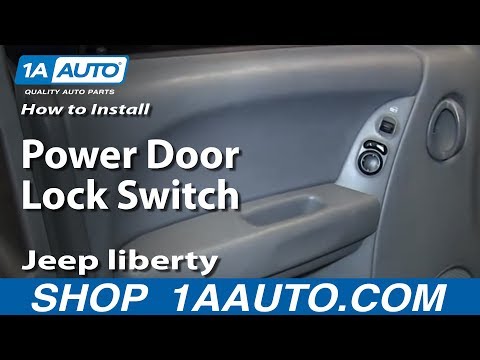 How To Install Replace Power Door Lock Switch 2004-07 Jeep liberty