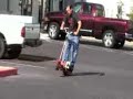 ScooterX 52cc Dirt Dog gas scooter in action