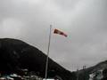 福井 上中町熊川宿 暴風雪