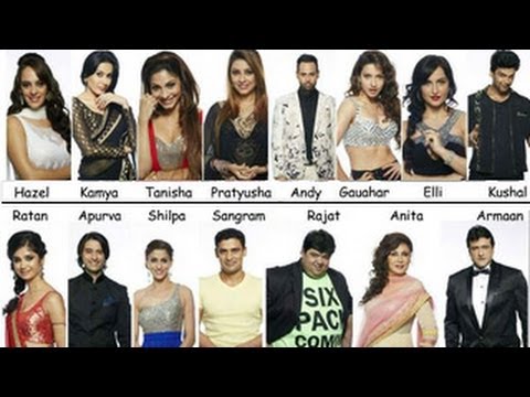 contestants - Television's biggest reality show BIGG BOSS Season 7 is back on colors. 15 contestants will be locked inside the house for 104 days where they will face heav...