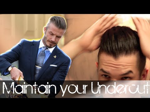 How to maintain your undercut - like David Beckham in the Olympic - By Vilain Silverfox