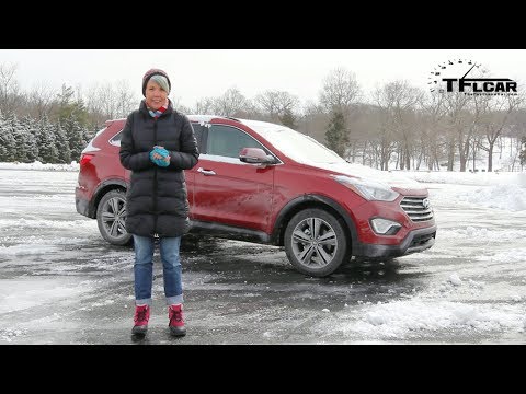 2014 Hyundai Santa Fe Snowy & Ice Drive & Review 2014 Hyundai Santa Fe Snowy & Ice Drive & Review
