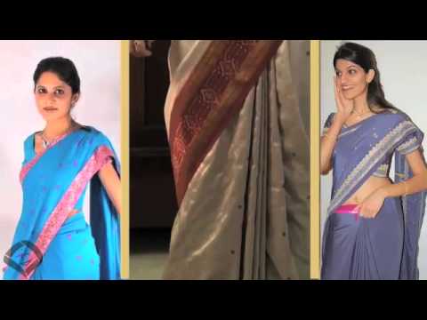 how to self drape a saree