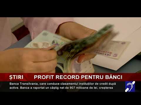 Profit record pentru bănci