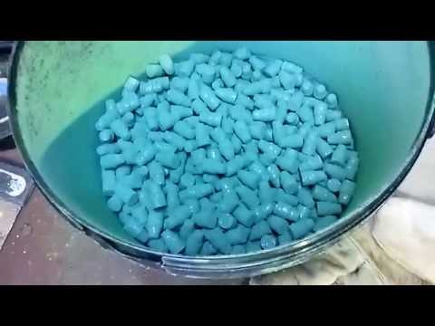 Powder coating cast bullets the fastest way