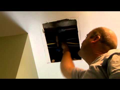 how to repair a ceiling after a leak