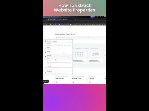 How to Extract Website Properties With Fullstory!