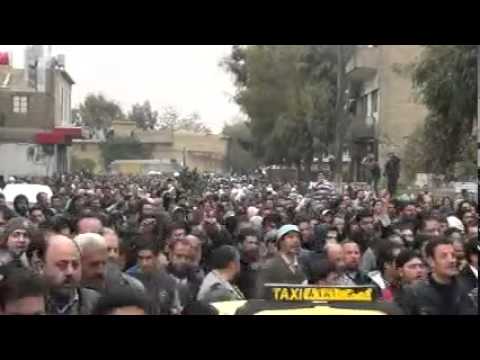 دمشق كفرسوسة حشود المشيعين في منطقة المعصرة 28-2