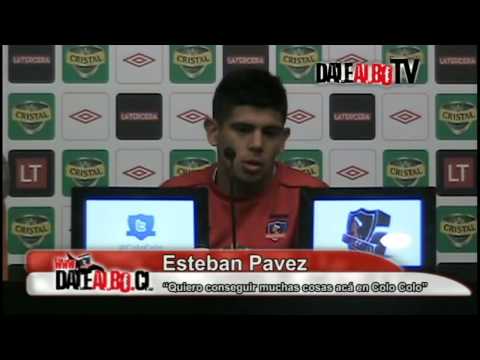 Pavez: “Quiero quedar en la historia de Colo Colo” 