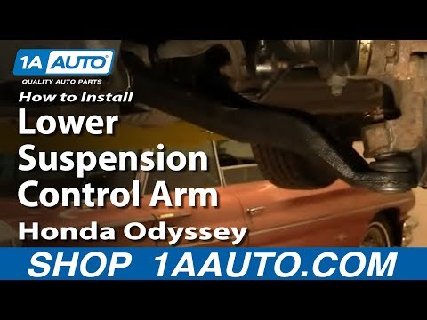 How To Install Replace Lower Suspension Control Arm Honda Odyssey 99-04 1AAuto.com