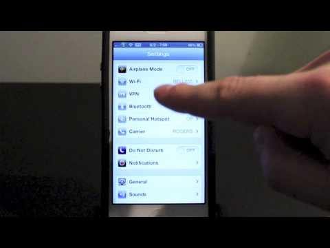 how to turn personal hotspot on iphone 5