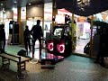 Japanese guy dancing on super dance stage revolution