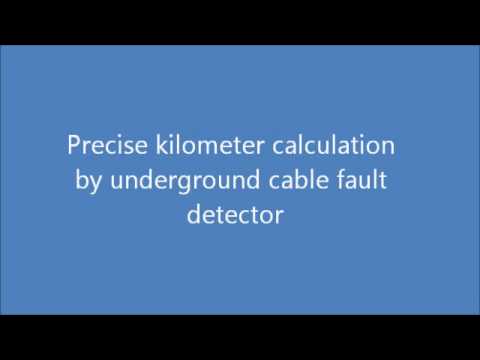 how to locate underground cable fault