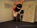 How A Blonde Pole Dances