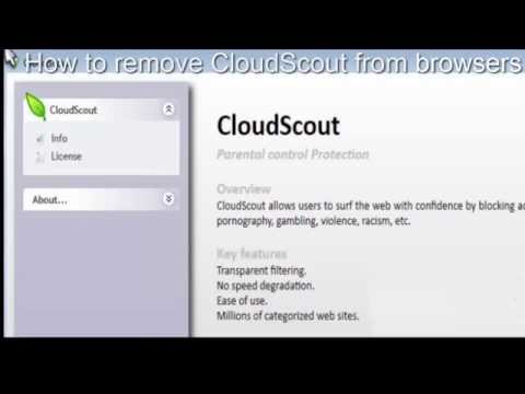 how to remove cloudscout