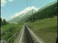 Führerstandsmitfahrt: Glacier Express | Zermatt - Brig