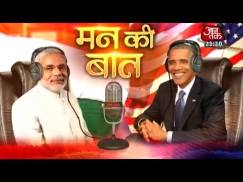 Modi, Obama's 'Mann ki Baat' at 8 pm today