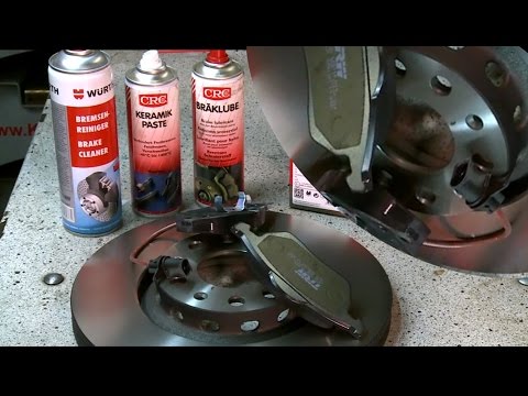 Audi A 6. Bremsen vorne wechsel. How To Replace Front Disc Brakes