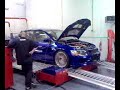 AMS engined Evo 9 on rollers