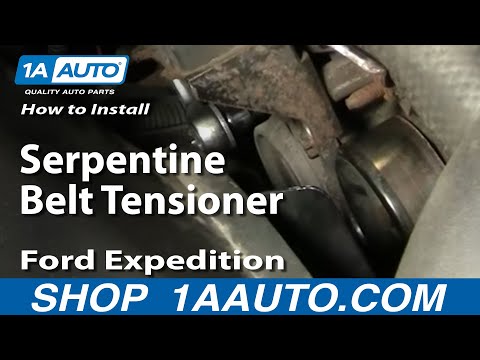 how to replace serpentine belt on ford expedition