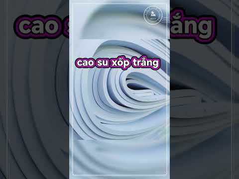 Cao su xốp trắng