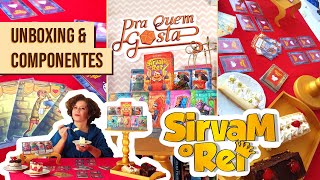 Sirvam o Rei - Um jogo de cartas de receitas, memória e dedução!