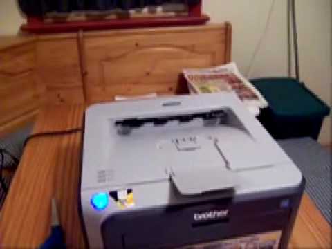 how to print test page on brother hl-2170w