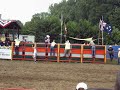 Rodeo Hilter 2008 Wildpferdreiten Erstes Go