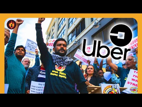 WATCH: Uber Drivers ON STRIKE In New York – Attack the System