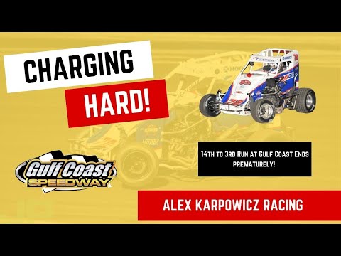 Charging Hard! - Micro Sprint Car Racing at Gulf Coast Speedway