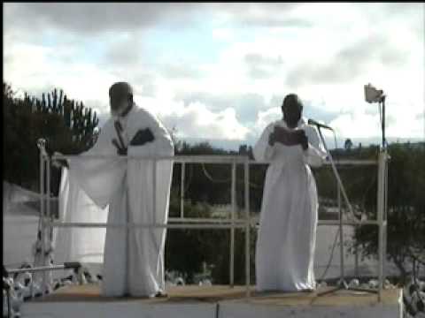 paul mwazha - The African Apostolic Church at Guvambwa in 2008, holy communion convocation. The Teaching, persuades the people to pay reverence to the Almighty God and sub...