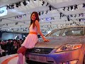 Les hôtesses du salon de l'auto de Shanghai