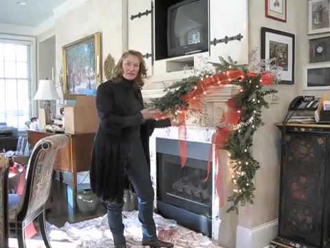 how to fasten garland