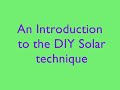 making simple solar panels in poorer countries