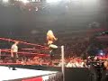 WWE FRONT ROW BETH PHOENIX ENTRANCE RAW WILKESBARRE PA