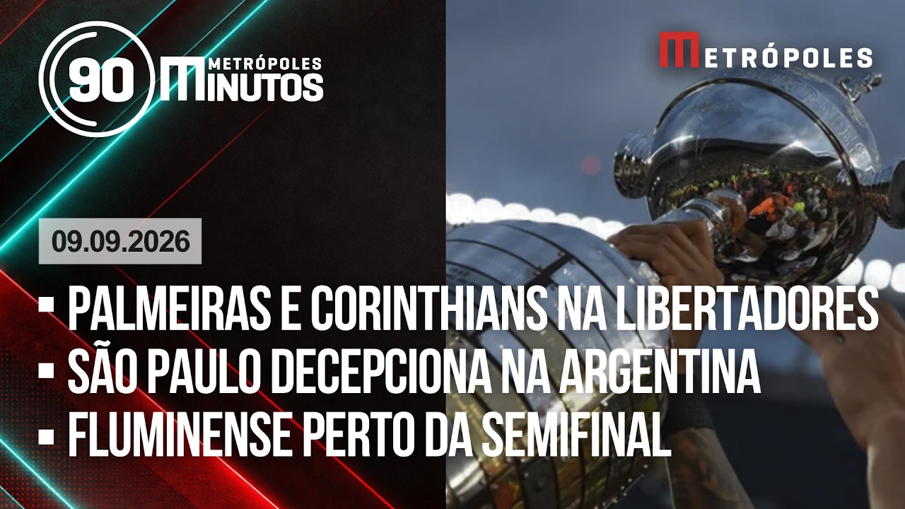 Palmeiras e Corinthians na Liberta, São Paulo decepciona na Argentina e o Flu perto da semifinal
