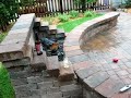 Raised Outdoor Fireplace