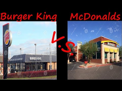 McDonalds vs Burger King Taste Test