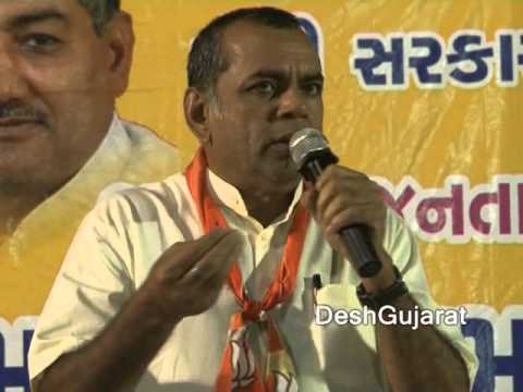 Paresh Rawal's campaign speech at Kuber Nagar in Ahmedabad Gujarat