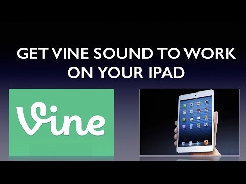 how to get sound on vine