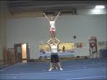 Cheerleading Stunt: Step Up Shoulder Stand