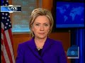 secretary of state hillary clinton described us relief efforts sent to haiti by air and sea to provide aid for the thousands of homeless and injured victims of the 7.0 earthquake.